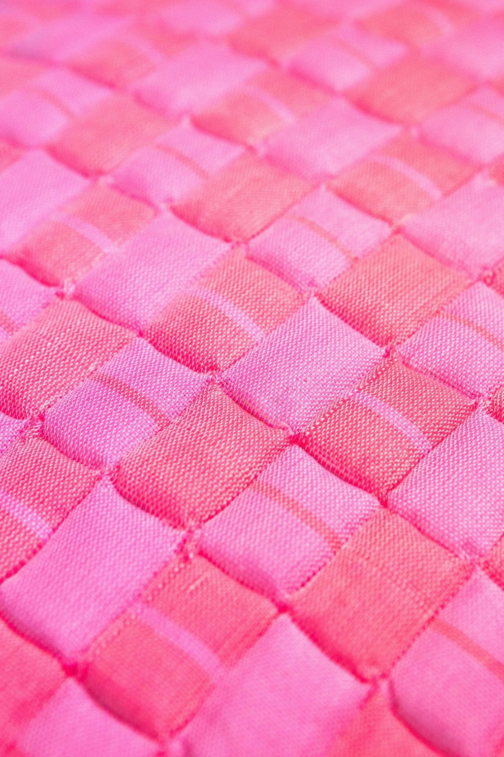 Backordered: Sujani Quilted Pillow - Neon Pink