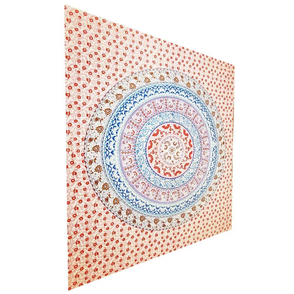 Botanical Garden Full Size Floral Tapestry Wall Art