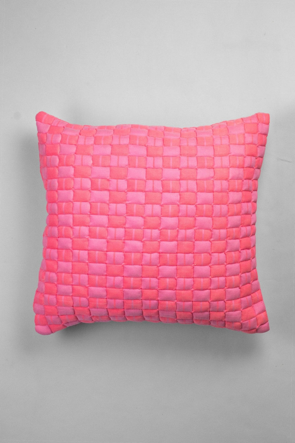 Backordered: Sujani Quilted Pillow - Neon Pink