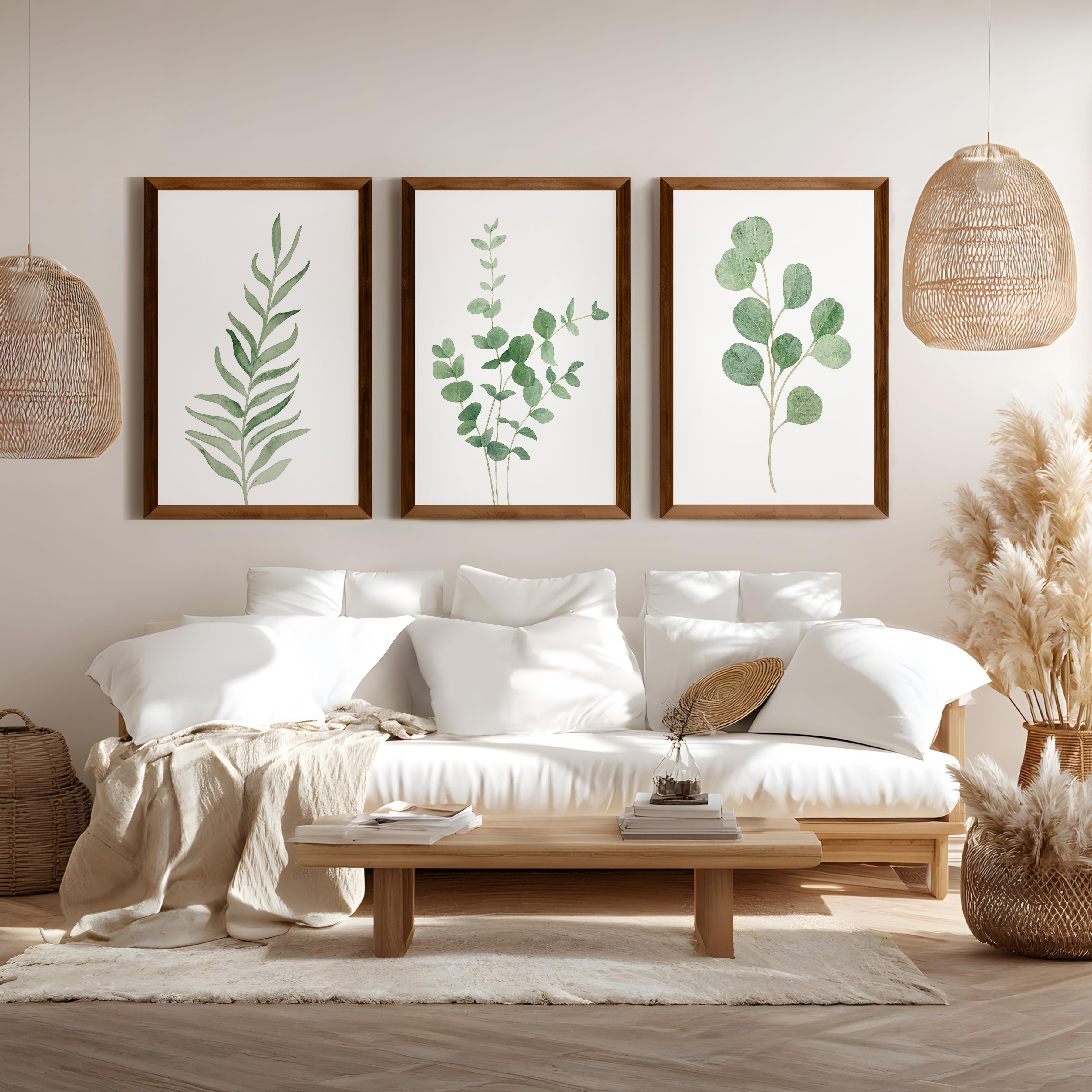 Vintage Home Decor – Botanical Wall Art Set of 3