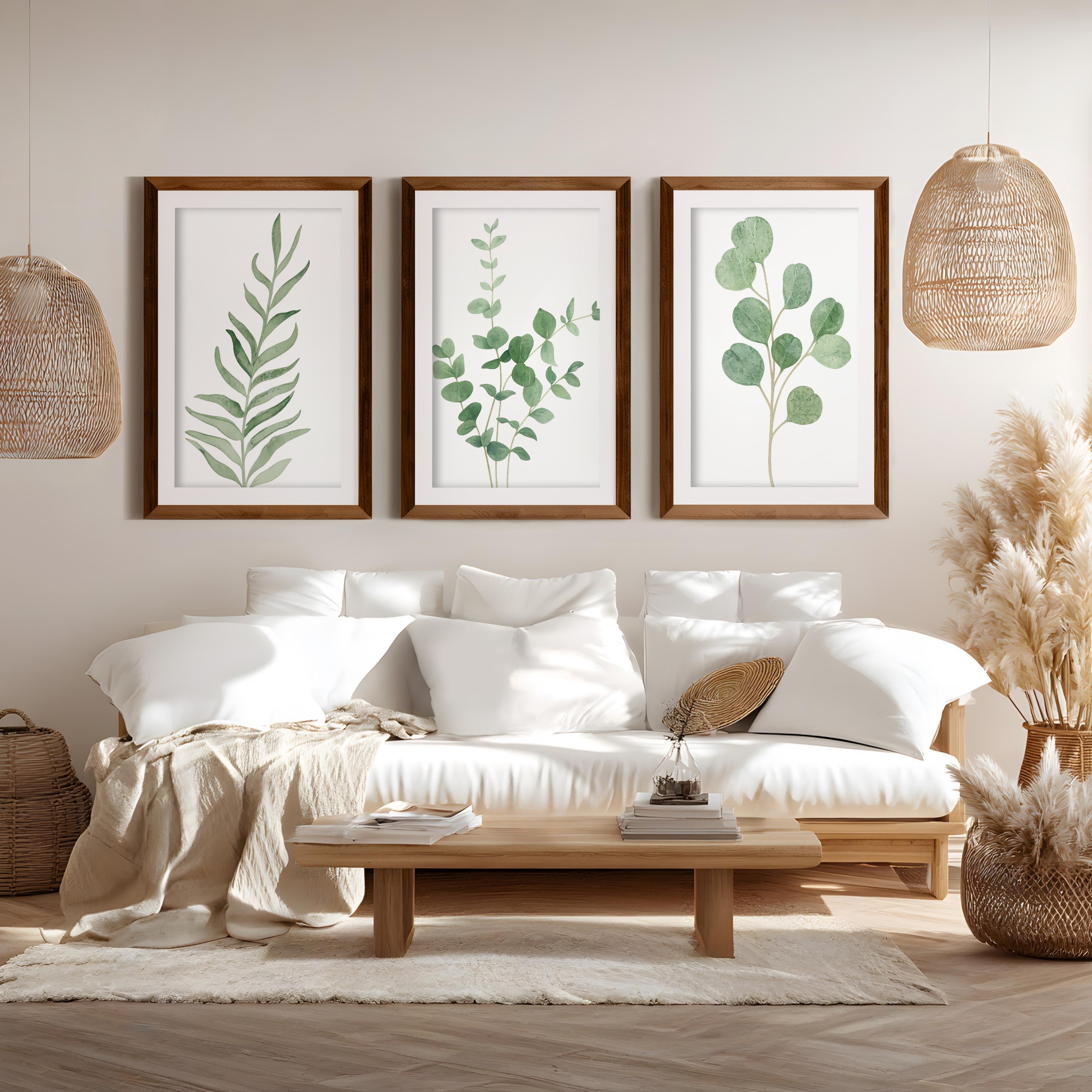 Vintage Home Decor – Botanical Wall Art Set of 3